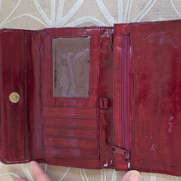 Collection: Vintage Genuine Red Eelskin Purse And Accessories! - Picture 7 of 13